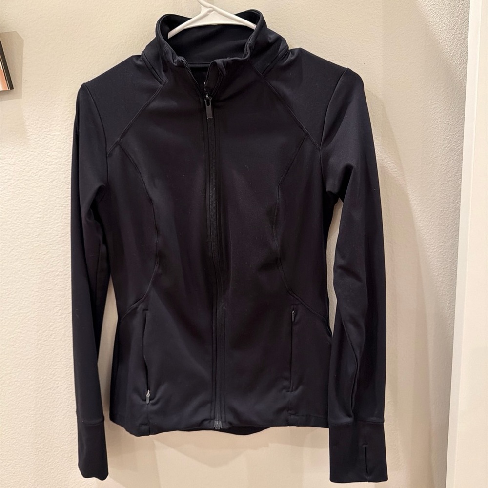 All in Motion Black Full Zip Athletic Jacket XS